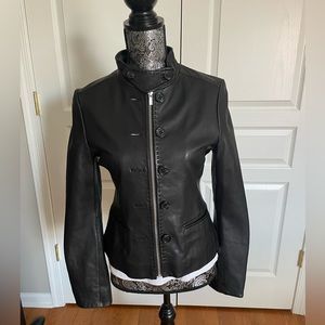 BCBG leather jacket